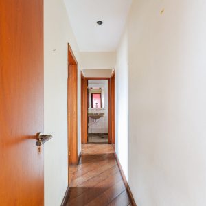 Corredor de acesso aos quartos