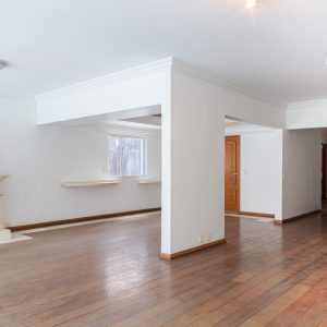 Living com sala de jantar